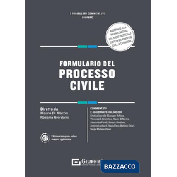 Formulario del processo civile