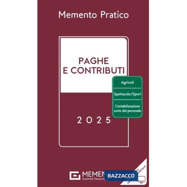 Memento Paghe Contributi 2025
