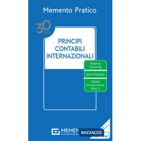 Memento Pratico. Principi contabili internazionali 2024
