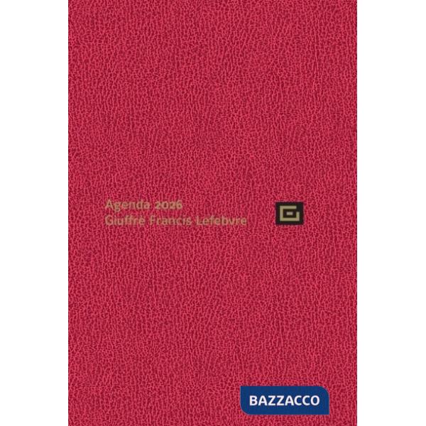 Agenda personale 2026 Rossa