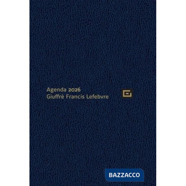 Agenda personale 2026 blu