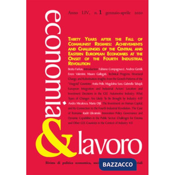 Economia & lavoro (2020). Vol. 1: Gennaio-aprile