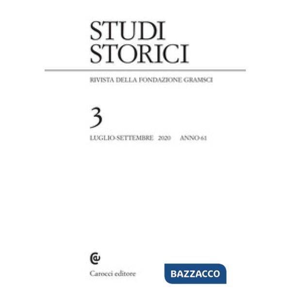 Studi storici (2020). Vol. 3