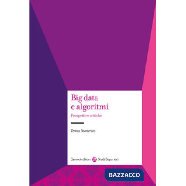 Big data e algoritmi. Prospettive critiche
