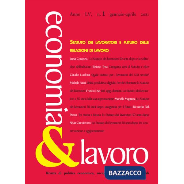 Economia & lavoro (2021). Vol. 1