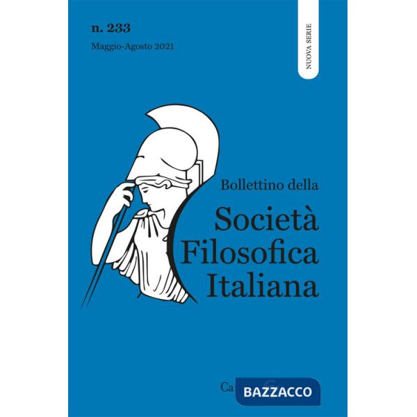 Bollettino della società filosofica italiana. Nuova serie (2021). Vol. 2