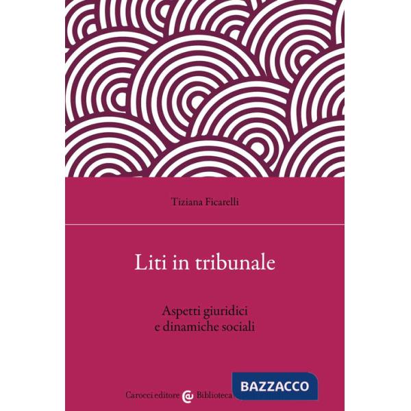 Liti in tribunale. Aspetti giuridici e dinamiche sociali