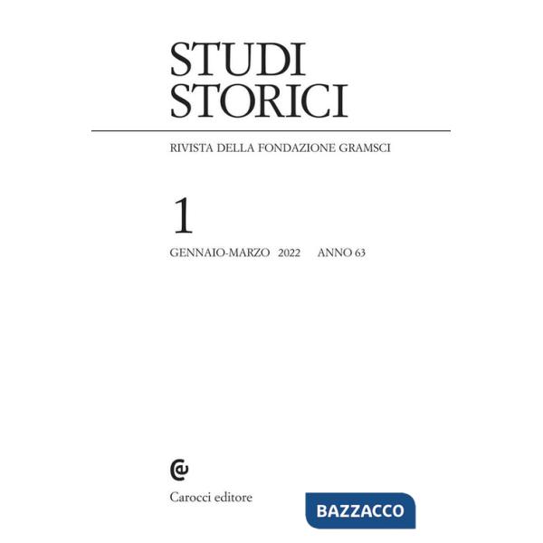 Studi storici (2022). Vol. 1