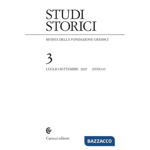 Studi storici (2022). Vol. 3