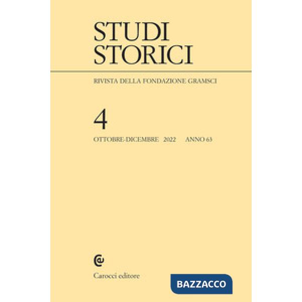 Studi storici (2022). Vol. 4