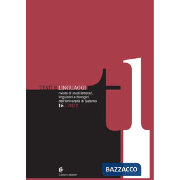 Testi e linguaggi (2022). Vol. 16