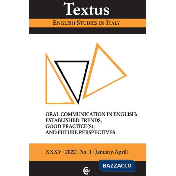 Textus. English studies in Italy (2022). Vol. 1