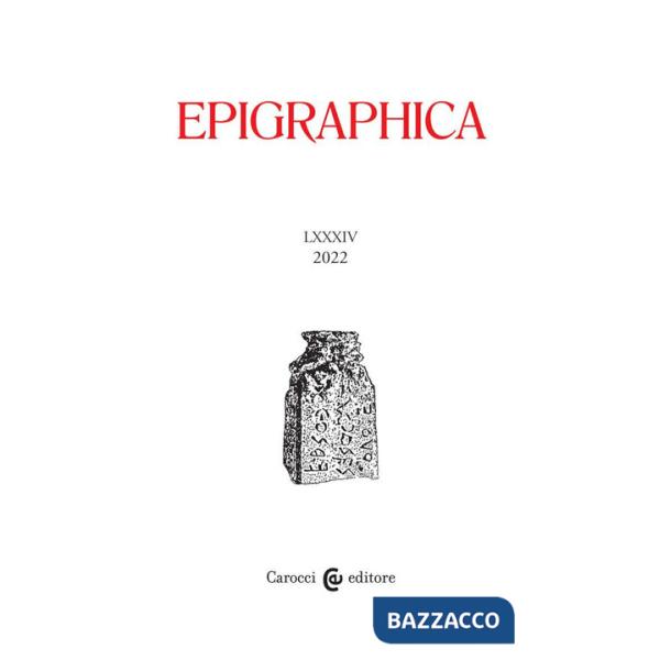 Epigraphica (2022). Vol. 1-2