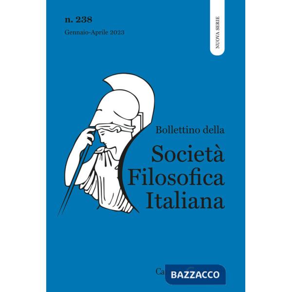 Bollettino della società filosofica italiana. Nuova serie (2023). Vol. 1