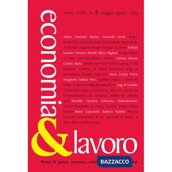 Economia & lavoro (2023). Vol. 2