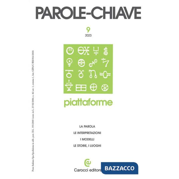 Parolechiave (2023). Vol. 1: Piattaforme