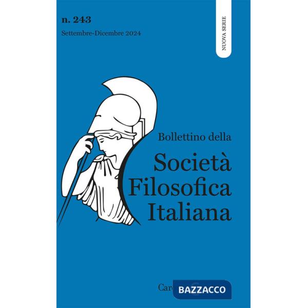 Bollettino della società filosofica italiana. Nuova serie (2024). Vol. 3