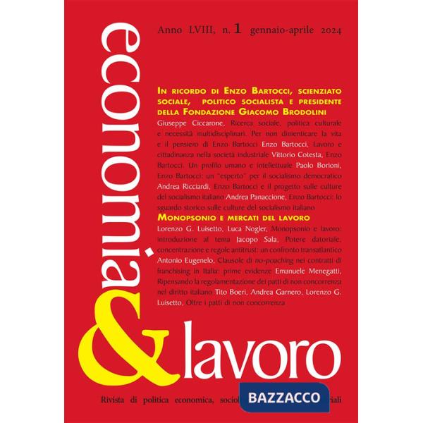 Economia & lavoro (2024). Vol. 1