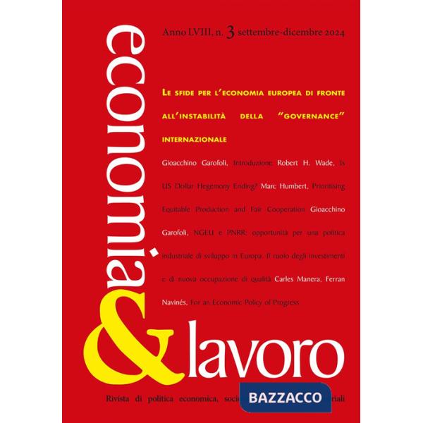 Economia & lavoro (2024). Vol. 3