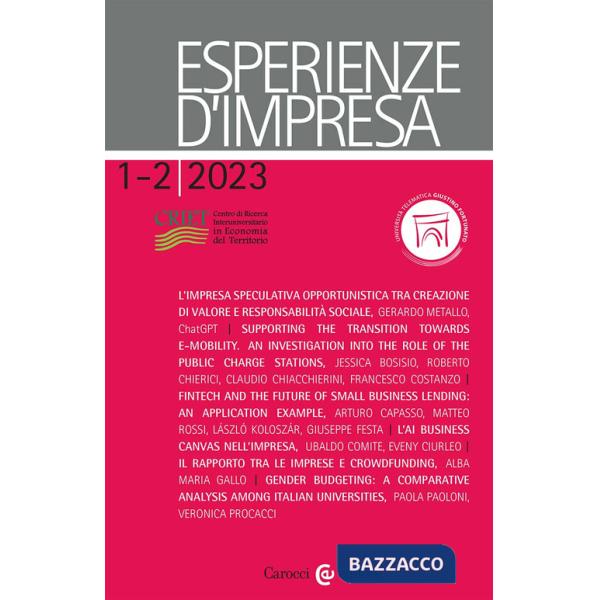 Esperienze d'impresa (2023). Vol. 1-2