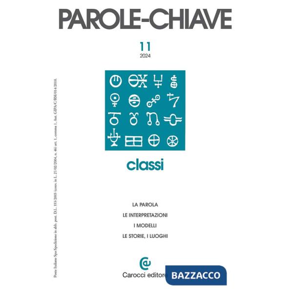 Parolechiave (2024). Vol. 1: Classi