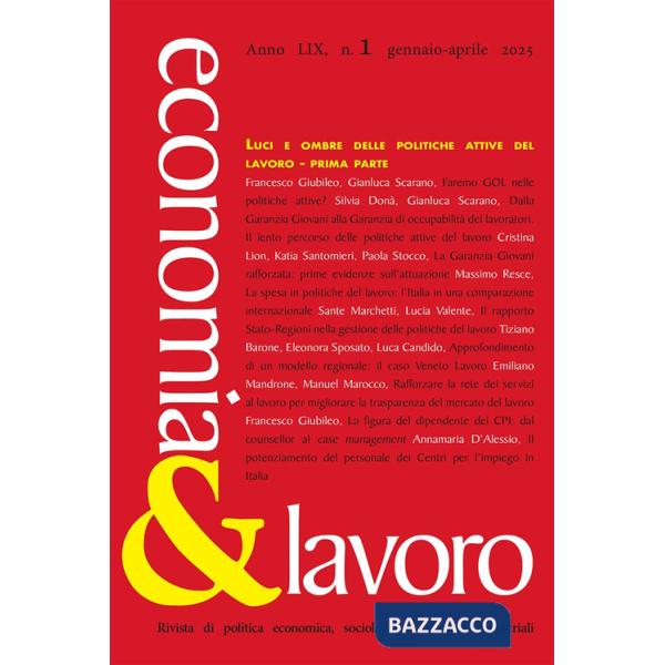 Economia & lavoro (2025). Vol. 1