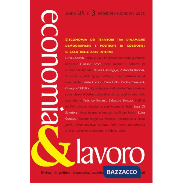 Economia & lavoro (2025). Vol. 3
