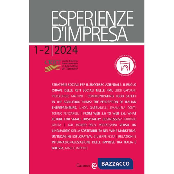 Esperienza d'impresa (2024). Vol. 1-2