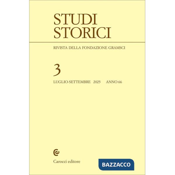 Studi storici (2025). Vol. 3