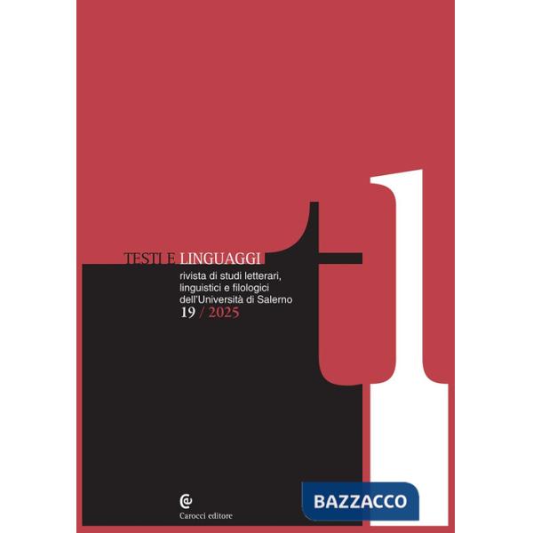 Testi e linguaggi (2025). Vol. 19