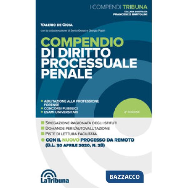 Compendio di diritto processuale penale