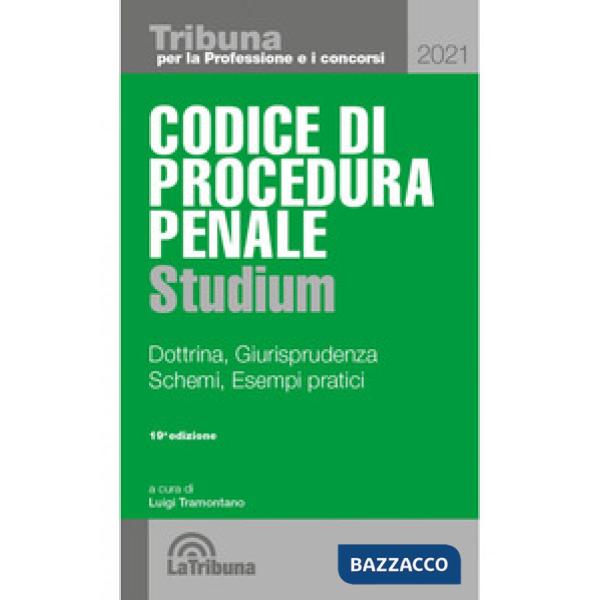 Codice di procedura penale Studium. Dottrina, giurisprudenza, schemi, esempi pratici