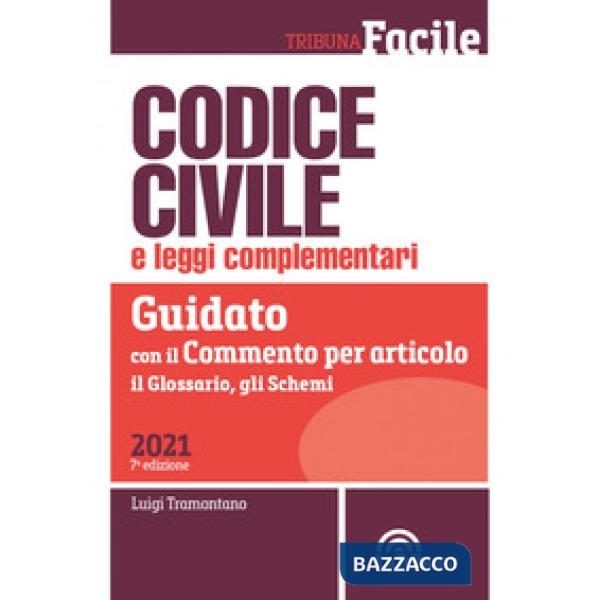 Codice civile e leggi complementari. Guidato con il commento per articolo, il glossario, gli schemi