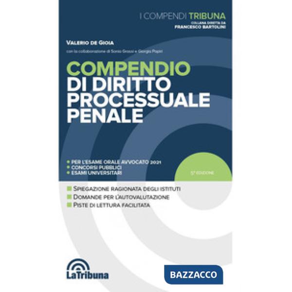 Compendio di diritto processuale penale