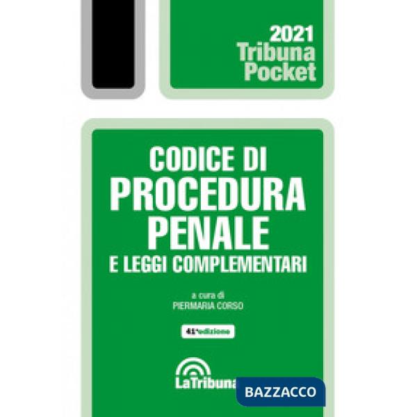 Codice di procedura penale e leggi complementari