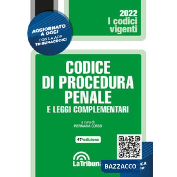Codice di procedura penale e leggi complementari