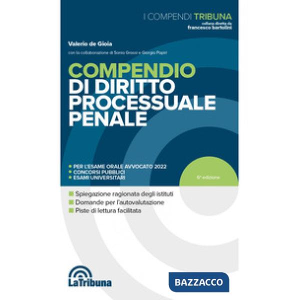 Compendio di diritto processuale penale