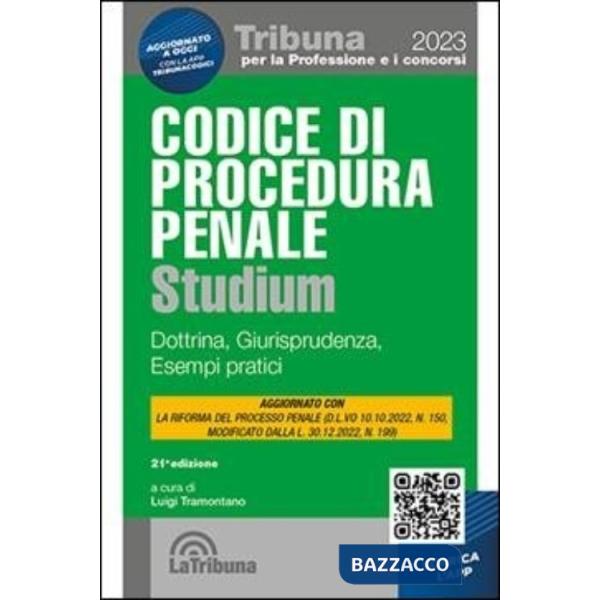 Codice di procedura penale Studium. Dottrina, giurisprudenza, schemi, esempi pratici