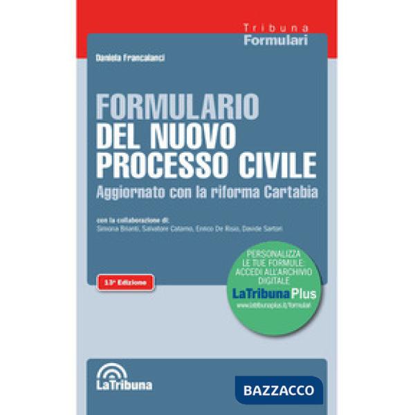 Formulario del nuovo processo civile