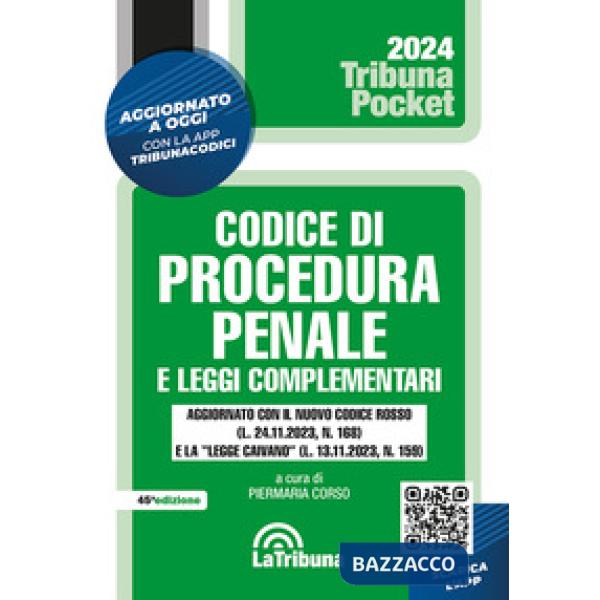 Codice di procedura penale e leggi complementari