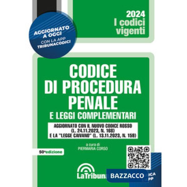 Codice di procedura penale e leggi complementari