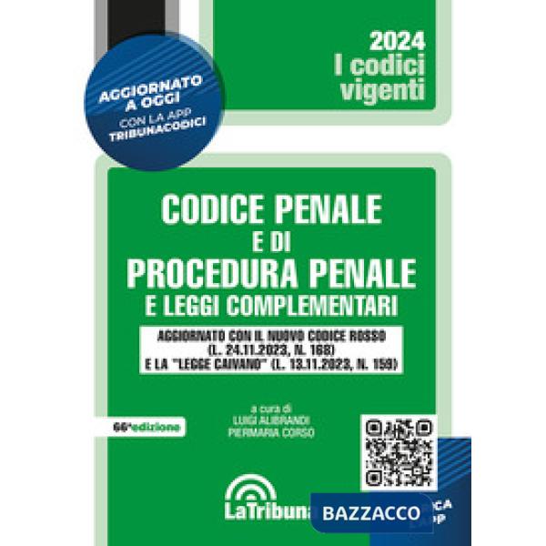Codice penale e di procedura penale e leggi complementari