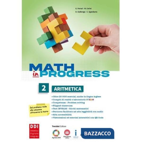 MATH IN PROGRESS - ARITMETICA 2 + GEOMETRIA 2 + QUADERNO 2