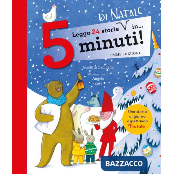 Leggo 24 storie di Natale in... 5 minuti! Stampatello maiuscolo. Ediz. a colori