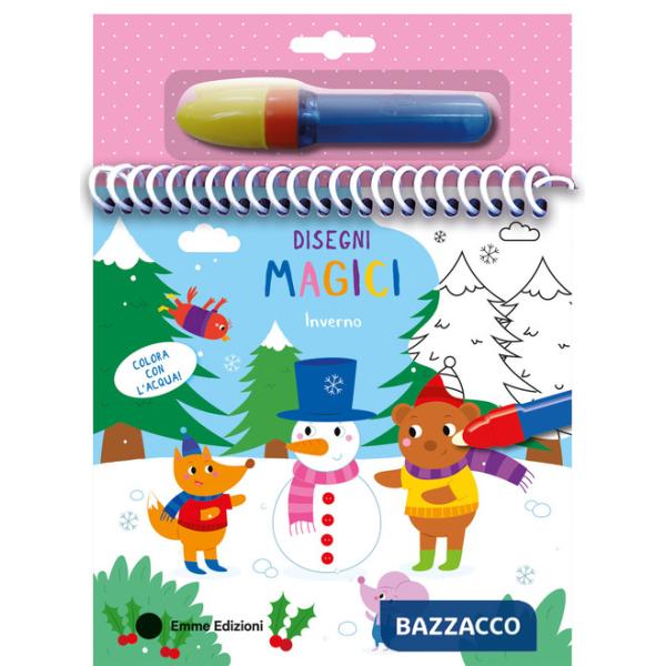 Inverno. Disegni magici. Ediz. a colori. Con pennarello ad acqua