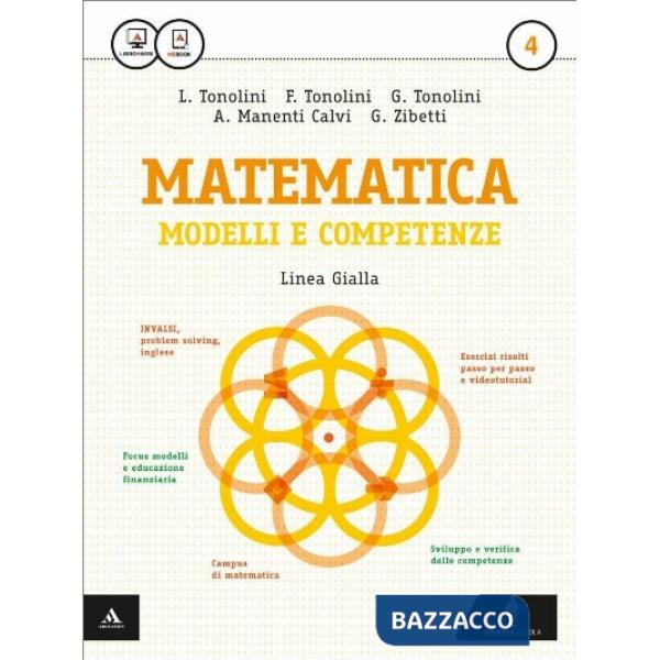 MATEMATICA MODELLI E COMPETENZE VOL. 4 - LINEA GIALLA MB + CONT.DIGIT.