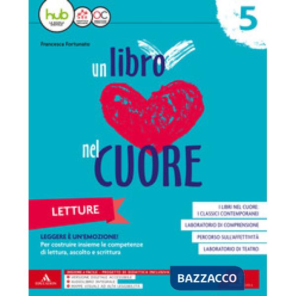 UN LIBRO CUORE LETT5 GRAMMATICA + LABORATORIO + QUADERNO