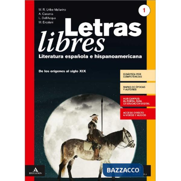 LETRAS LIBRES VOLUME 1 DE LOS ORIGENES AL SIGLO XIX - CON AUDIO MP3