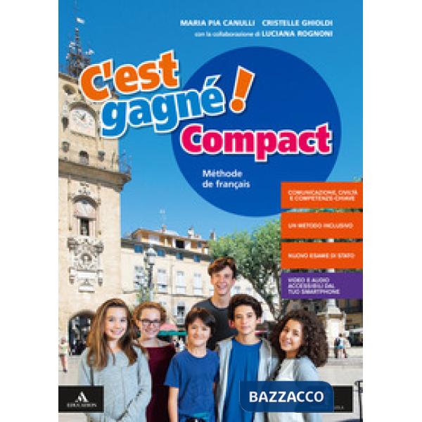 C'EST GAGNE! COMPACTE + PARCOURS EXAMEN + OTTAVINO VERBI + CDMP3