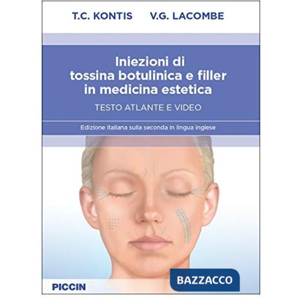 Iniezioni di tossina botulinica e filler in medicina estetica. Testo atlante e video